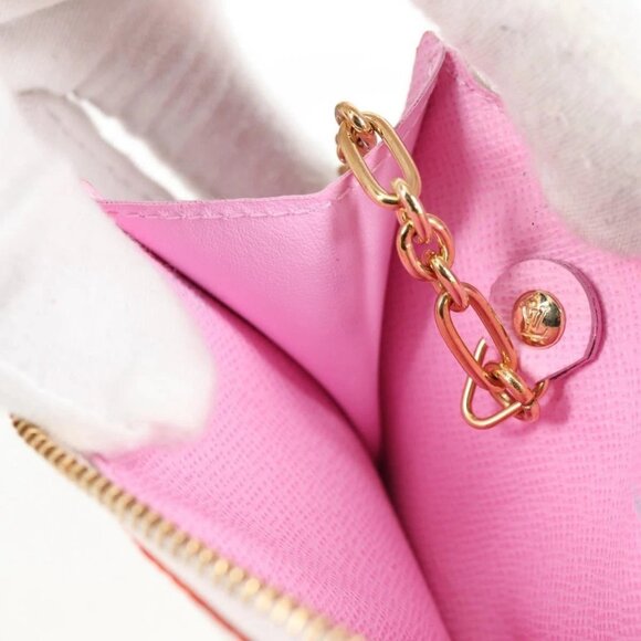 LOUIS VUITTON Monogram Multicolor Pochette Cles NM White M93734 LV Auth 125425V - Picture 13 of 16